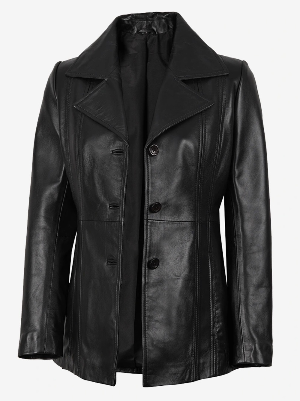 East 5th Black Leather Women's Jacket